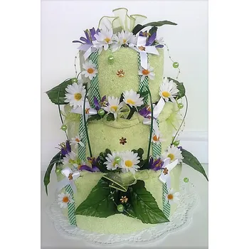 VER Textilní dort třípatrový louka