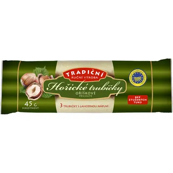 Strix Hořice Tradiční hořické trubičky oříškové 45 g