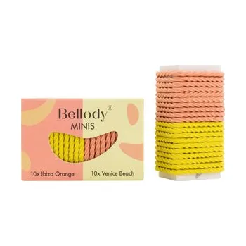 Bellody Minis tenká mini gumička do vlasů 20 ks, Orange & Yellow