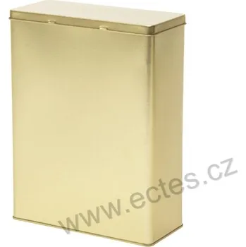 Dóza na potraviny GOLD plechová dóza 7317 jednobarevná zlatá mat