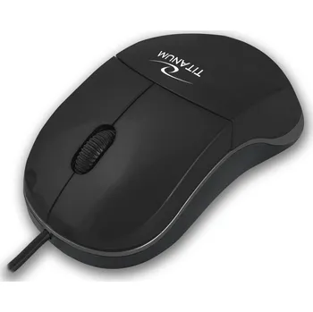 Myš Optická myš TITANUM SELENE TM124K 1000 DPI, USB-C, černá