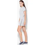 Šedé sportovní šaty se zipem K349 Grey Velikost: M