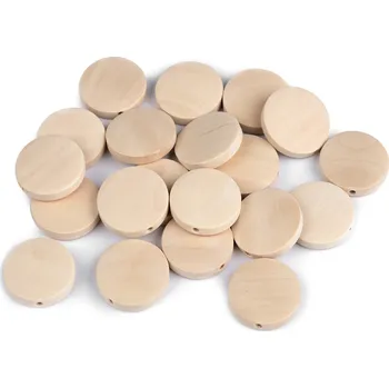 Šperk Dřevěné korálky nelakované Ø20 mm