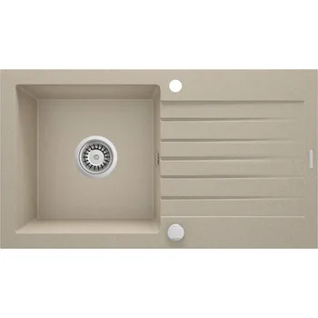 Granitový dřez Kuchyňský dřez Deante Zorba 760.0E Sand + prodloužená záruka