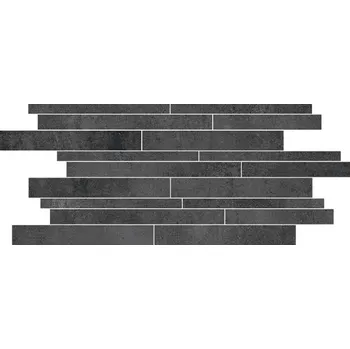 Venkovní dlažba Open Muretto Nero - dlaždice mozaika 30x60 černá OP996K