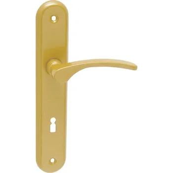 MP KOVÁNÍ KE - LAURA Provedení: BB (pokojový klíč), Povrch: Zlatá, Rozteč: 90 mm