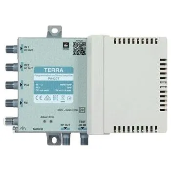 Hi-Fi Zesilovač Programovatelný zesilovač TERRA PA420T (2xVHF/UHF+FM+UHF, AGC)
