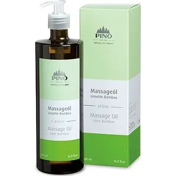 Masážní přípravek Schupp Aromatický masážní olej Limetka - Bambus, 500 ml s dávkovačem