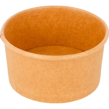 Jednorázové nádobí Gastro obaly Kelímek papírový hnědý na zmrzlinu 120ml (min. počet 2000ks)