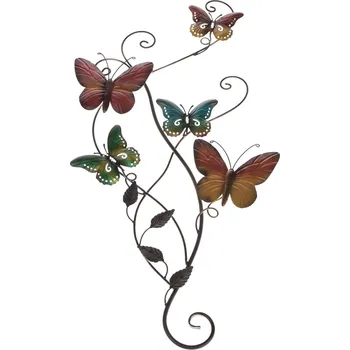 Casa de Engel Kovová dekorace na zeď 38 x 74 x 3 cm motýli Casa de Engel Kovová dekorace na zeď 38 x 74 x 3 cm motýli