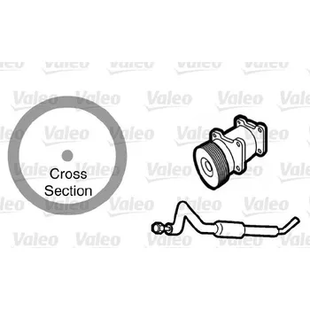 Chladič motoru Těsnění, potrubí chladiva VALEO 509763