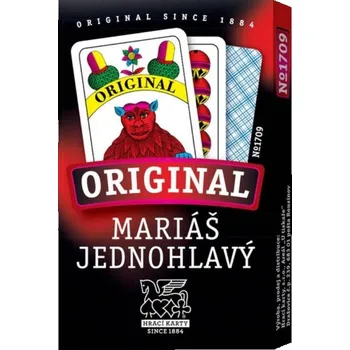 Original Mariáš jednohlavý No1709 mariášová karta Original Mariáš jednohlavý No1709