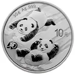 Čínská mincovna Panda 2022 stříbrná…