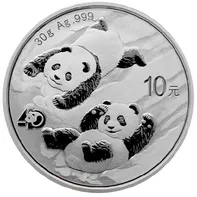 Česká mincovna Panda 2022 stříbrná investiční mince 30 g