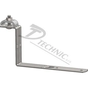 Hromosvod PV 22 a Al Podpěra vedení pod šindel, eternit a tašky DT TECHNIC 420111