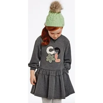 Dívčí šaty dětské teplé zdobené šaty Mayoral 4973-22 velikost 110