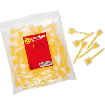 BestDent Míchací hroty žluté 1:1, 50 ks