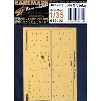 Plastikový model HGW 1/35 Mask Junkers Ju87G Stuka (BORDER M.)