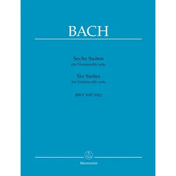 Six Suites For Cello Solo BWV 1007-1012 - Six Suites for Violoncello BWV 1007-1012 - noty na violoncello 670050