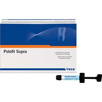 VOCO Polofil Supra Varianta: Set (A1, A2, A3, A3.5, B2, B3, I, 5 ml Vococid Gel, 4 ml Solobond M, příslušenství), 7 x 4 g