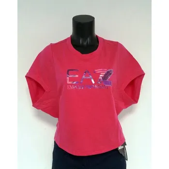 Dámská mikina Emporio Armani EA7 W mikina Train Graphic RN SS růžová: Dámské XXS