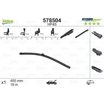 List stěrače VALEO 578504