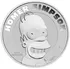 The Perth Mint Homer Simpson 2022 stříbrná mince 31,1 g
