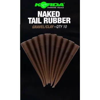KORDA - Převleky proti zamotání Naked Tail Rubber Gravel/Clay