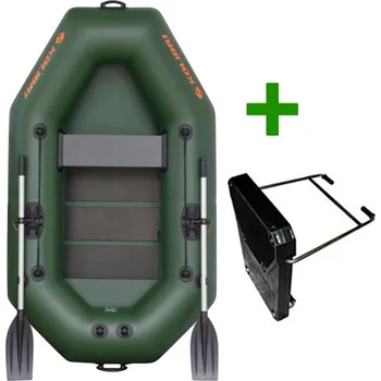 Člun Kolibri K-220 T zelený + držák motoru