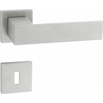 Dveřní kování MP KOVÁNÍ JNF SQUARE 153 - HR Provedení: PZ RE (klika pravá/koule), Povrch: BN - broušená nerez