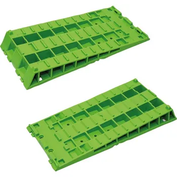 Zajišťovací klín kola Froli 136/140 vyrovnávací nájezdy zelené