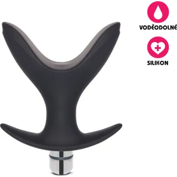 Anální kolík VšeNaSex.cz Roztažný silikonový anální kolík Vibrating Sphincter