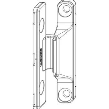 Dveřní kování Maco Přítlačný pant k našroubování MACO 54783 102224108