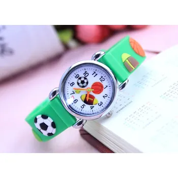 Hodinky Načančaná.cz Dětské Fotbalové hodinky - 2 barvy Barva: Zelený