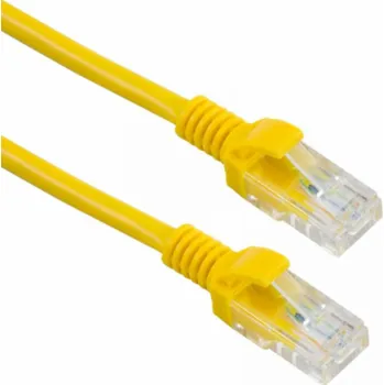 Síťový kabel Sbox UTP-05Y UTP CAT5E 0.5 m yellow