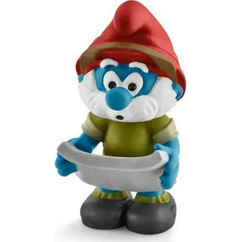 Figurka Schleich 20777 Taťka Šmoula v džungli s mapou