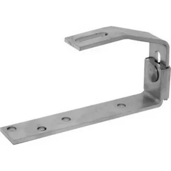 NH6 - Nerezový hák (výškově nastavitelný) - eternitové, šindelové a plechové střechy - A2