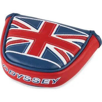Headcover Callaway headcover Union Jack putter mallet červeno modrý