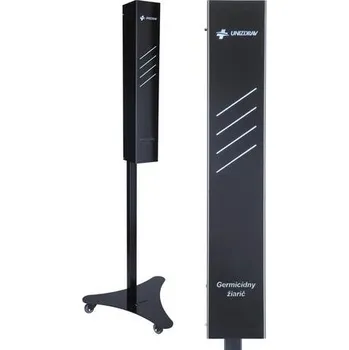 Infrazářič Germicidní zářič UNIZDRAV uzavřený mobilní – černé provedení - UVC 72
