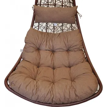 Axin Trading s.r.o. Polstr na houpačku Margarita - látka hnědý melír