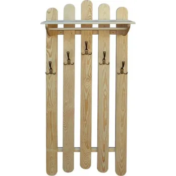 Věšák dřevěný věšák z masivu LUX 140/5 CWI341 drewmet