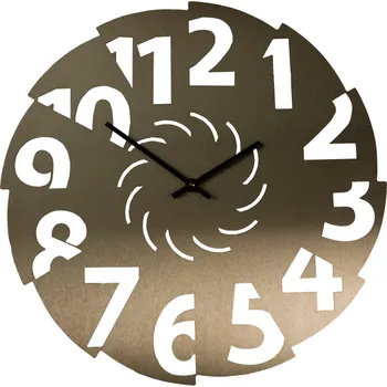 Hodiny Nerezové nástěnné Hodiny 1 Velikost: 35 cm Stříbrná