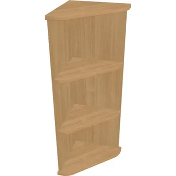 Kancelářský vozík HOBIS skříň vnější roh - SR 3, dub + doprava zdarma