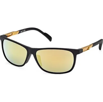 Sluneční brýle brýle adidas Sport SP0061 - 02G/Matte Black/Brown Mirror one size