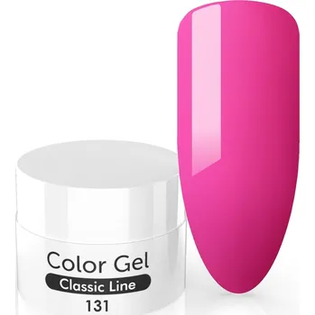 Barevný UV gel Classic Line,5 ml - NEON PINK (růžový neon) (UV gel na gelové nehty 5ml, růžový neon)