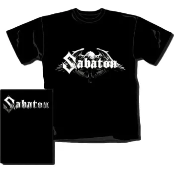 Pánské tričko import Německo triko Sabaton - Eagle Černé