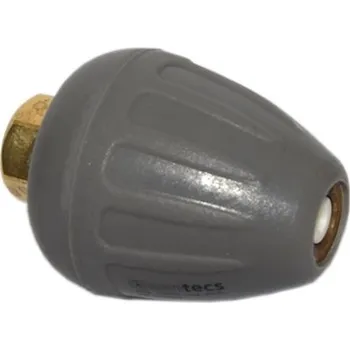 Příslušenství pro vysokotlaký čistič MTM Vysokotlaká kanalizační rotační tryska 3+1, závit 1/8" F, Ø 25mm - vel. trysky 040 nebo 060, mosaz Velikost trysky: 40