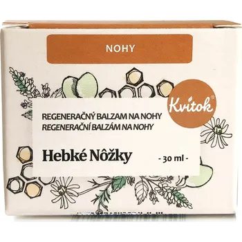 Kosmetika na nohy Kvitok Hebké nohy regenerační balzám 30 ml