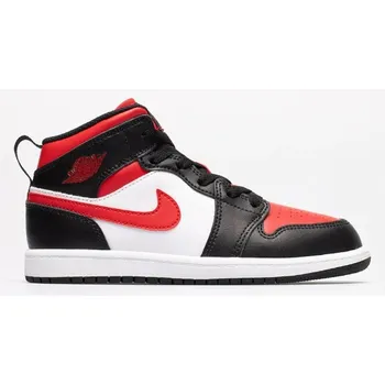Chlapecké tenisky NIKE Jordan 1 Mid černé/červené 28