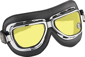 Motocyklové brýle Climax Vintage 510 žlutá skla